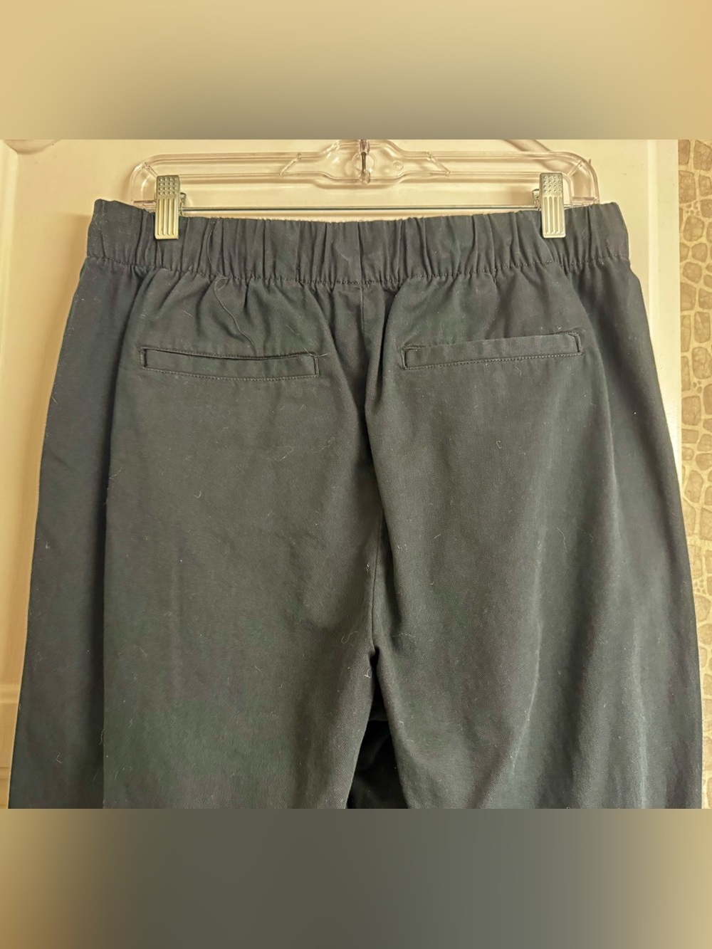 GAP Mid Rise Easy Pant Wide Leg Pull On Black - Women’s Medium - Picture 6 of 14